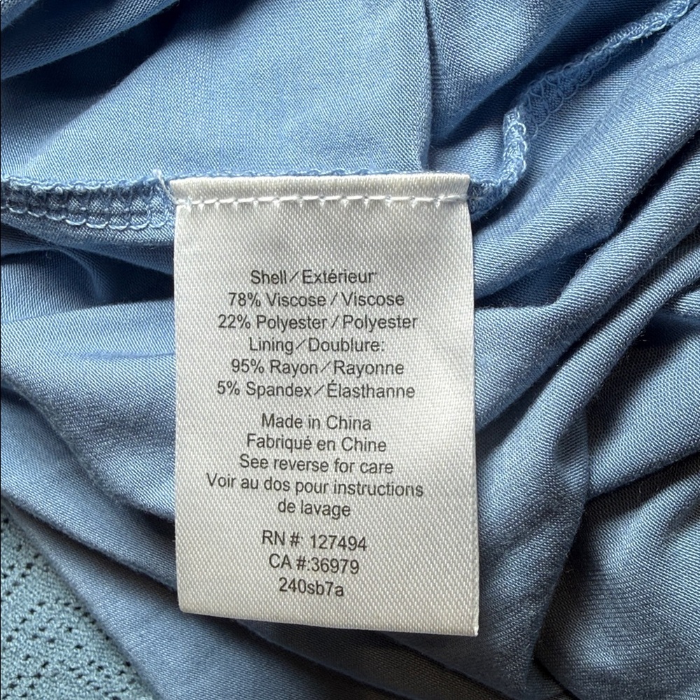 Heartloom Monroe Maxi Dress Blue Pointelle Knit Size M Worn Once - Picture 8 of 10